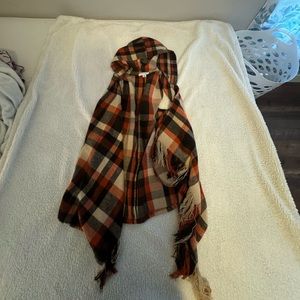 Tan, brown and black cardigan